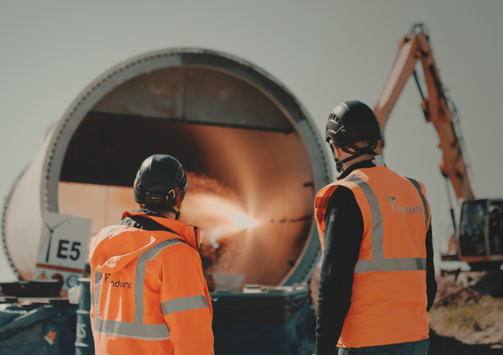 Recycling of wind turbine tower sections